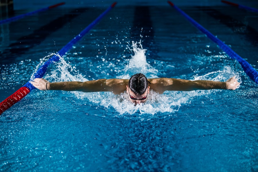 Man swimming